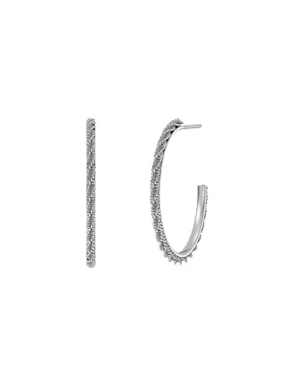 EDBLAD | Creolen TINSEL THIN CREOLES Small Steel | 